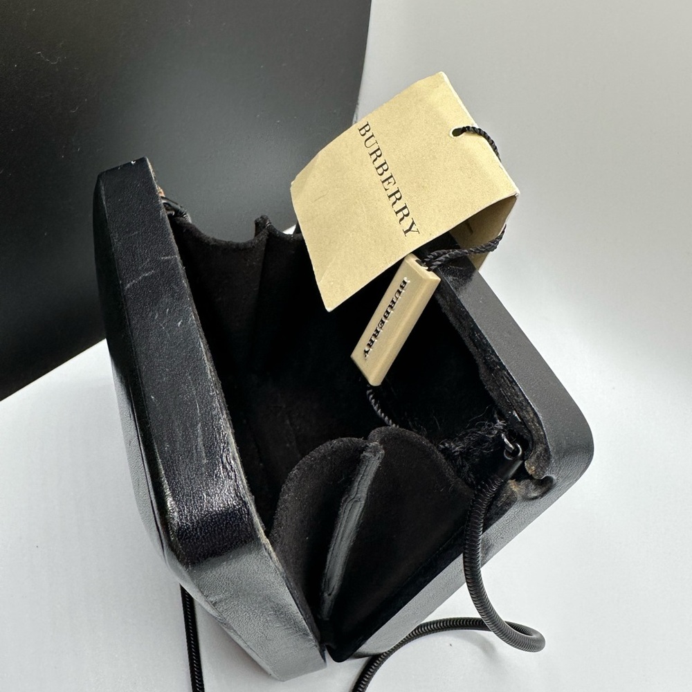 Authentic Burberry "Brockwell" Micro Card Case on Chain - Dark Racing Green - Picture 9 of 12